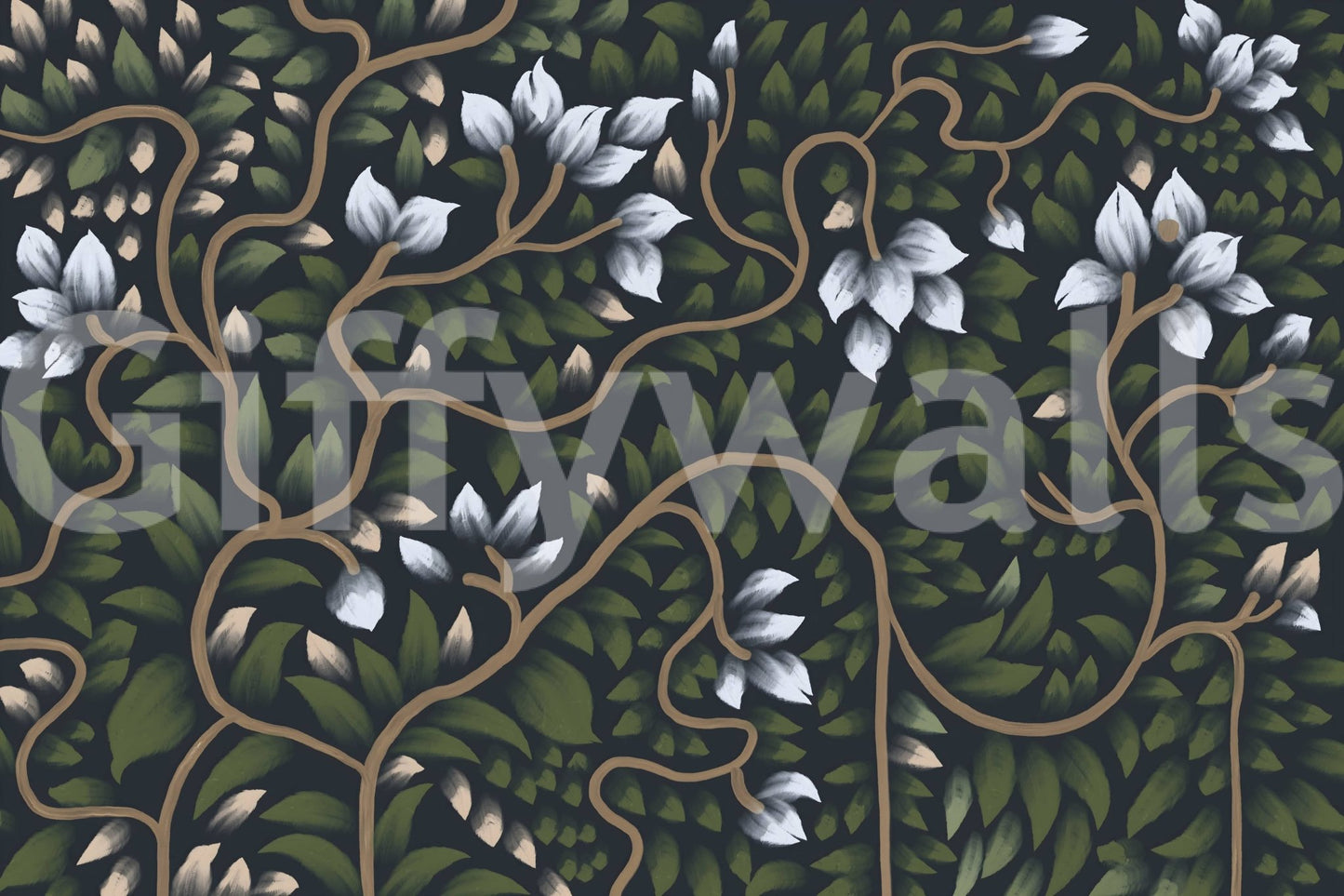 Whispering Secrets Wall Mural