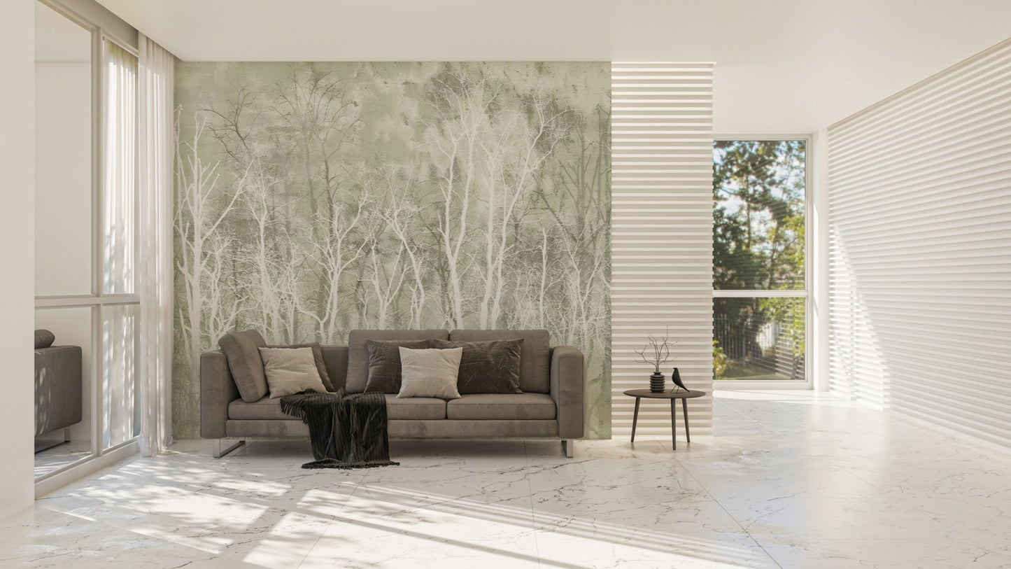 Tranquil Trees Nature Wall Mural Decor
