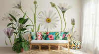 A serene abstract texture wall mural for your decor.
