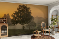 Light-toned sky and nature wall mural, GD2048