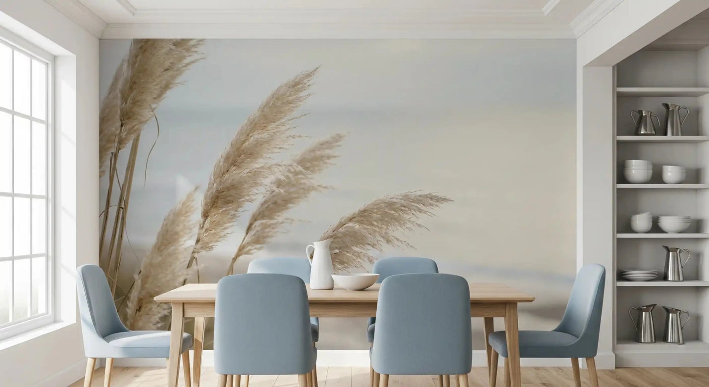 Whispers of Pampas Shore Wall Mural