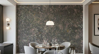 Modern office space with calming pink stone wallpaper mural

