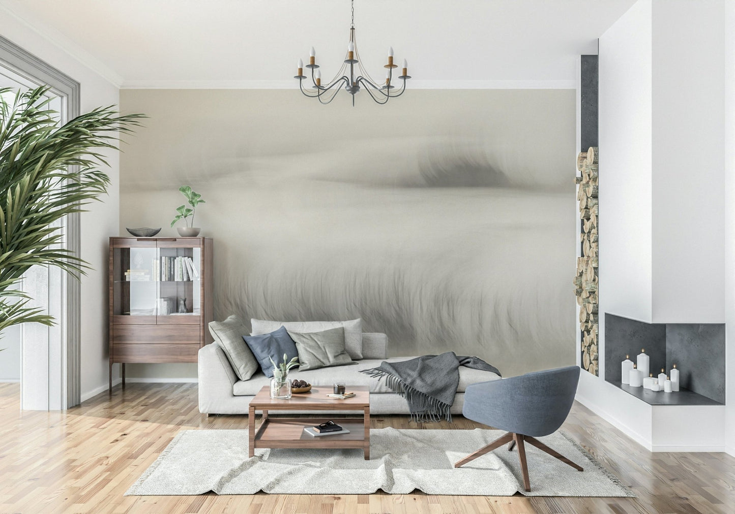 A classic abstract design wallpaper for walls.