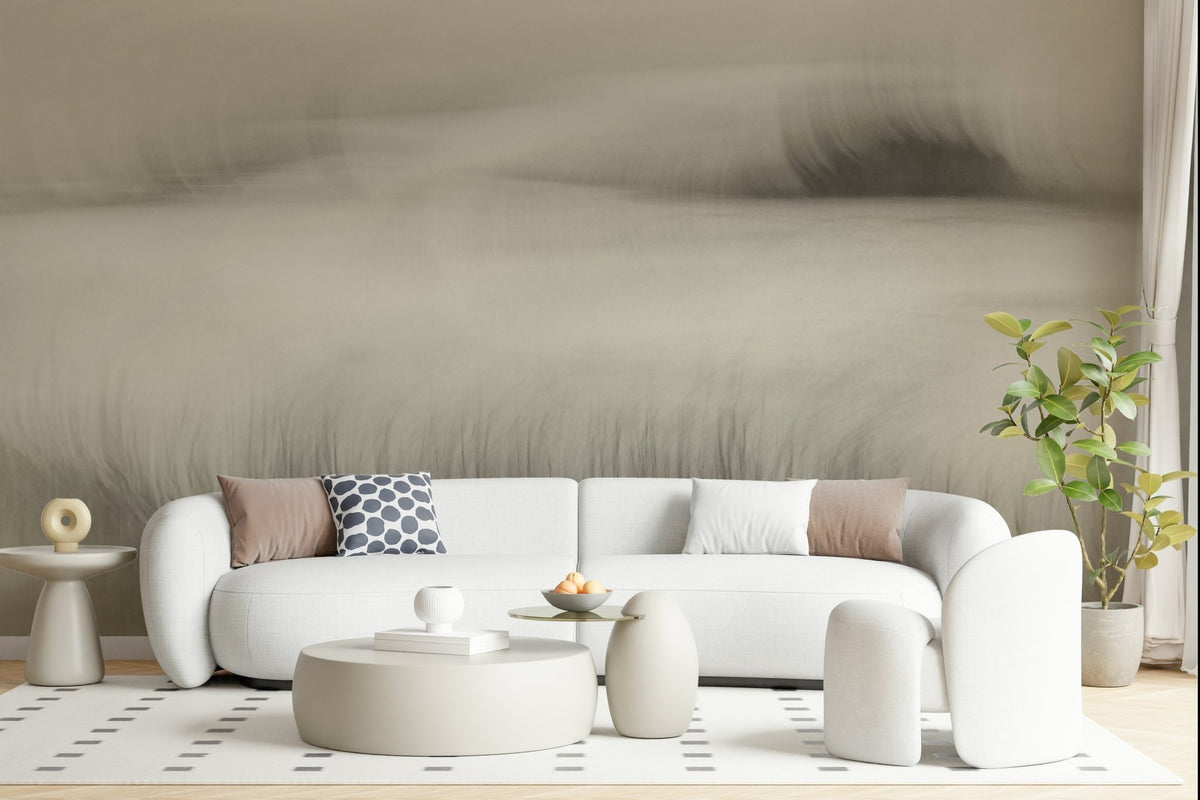 A beautiful subtle abstract wallpaper mural with ethereal, whispering effects., GD5637