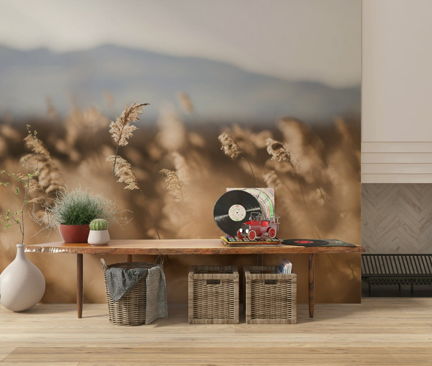 A classic natural theme wallpaper for walls.