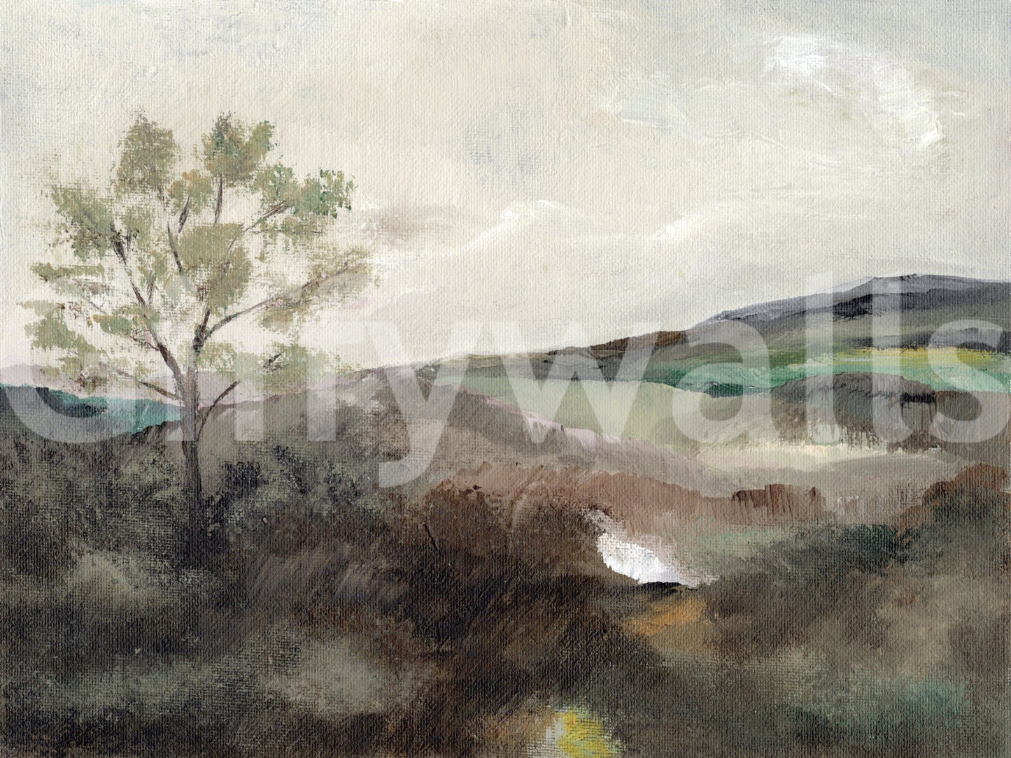 Whispers of the Hills Wall Mural