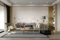 Subtle meadow wall mural perfect for tranquil rooms.

