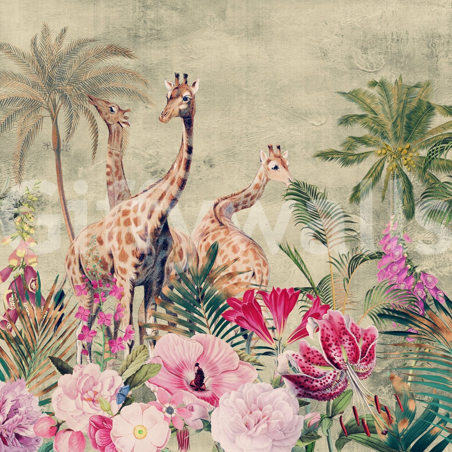 Whispers of the Savannah Wall Mural