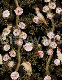 Soft tropical wallpaper for a relaxing feel

