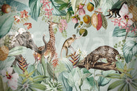 Wild nature vintage wall design

