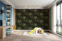 Nature-inspired wallpaper with subtle animal motifs., GD1398