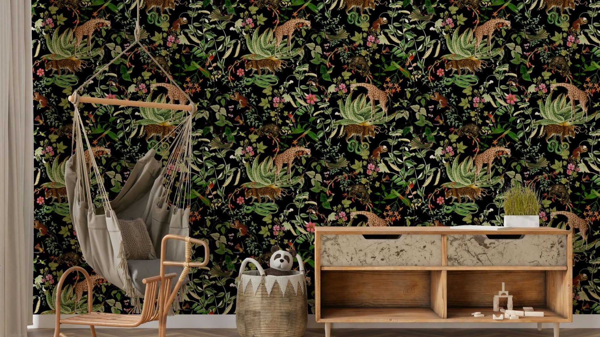 Whispers of the Wild Wallpaper with a nature-inspired design., GD1398