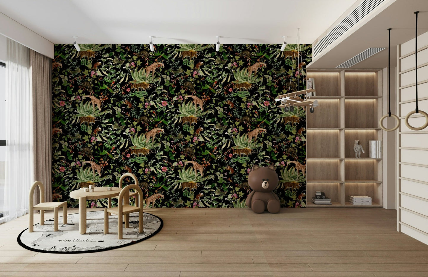 Elegant wild nature mural wallpaper for living rooms., GD1398
