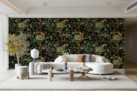 Whispers of the Wild Wallpaper in earthy tones., GD1398