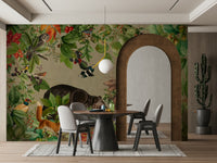 Artistic woodland design with layered textures, GD1214
