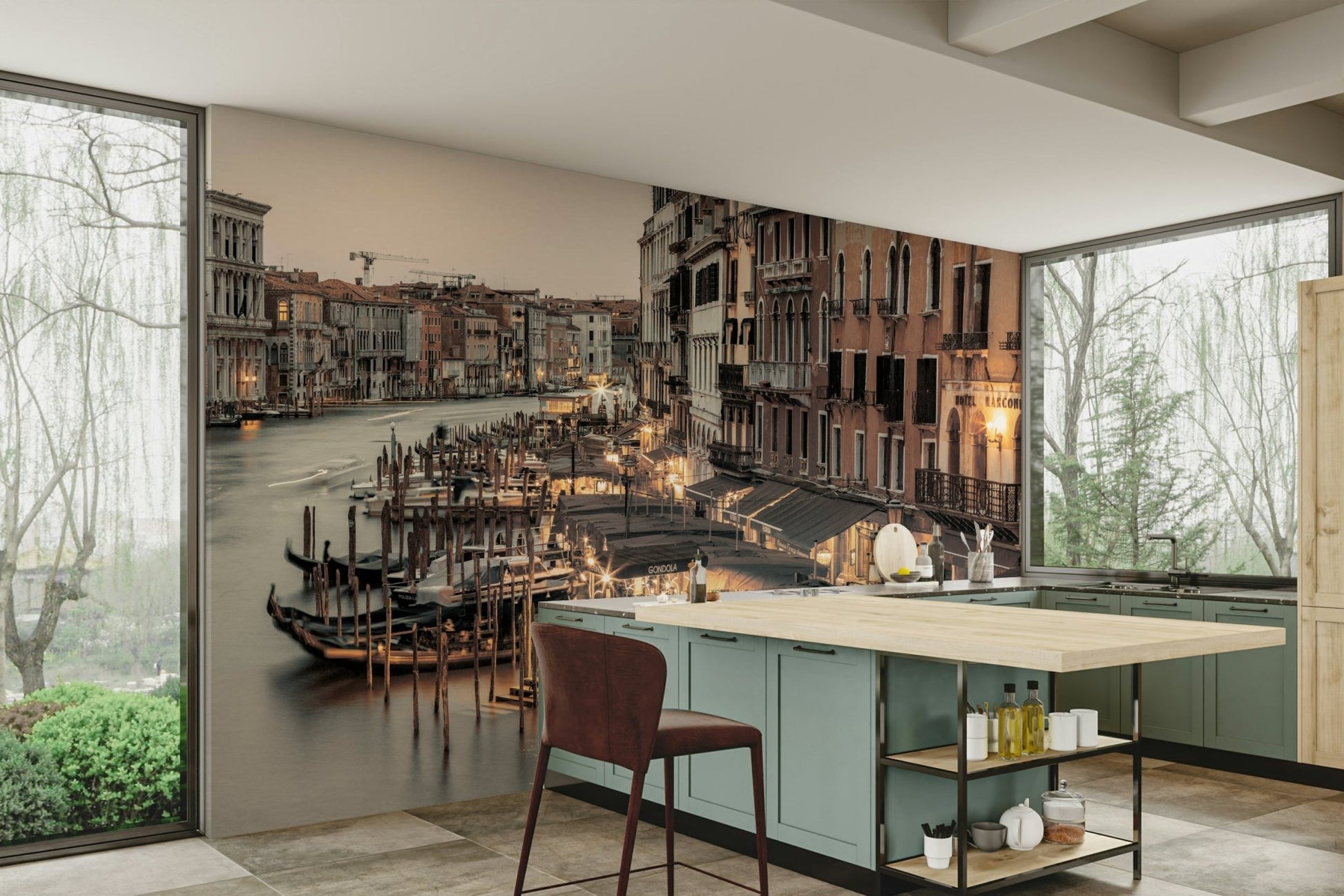 Ideal wallpaper for creating a tranquil and romantic atmosphere

