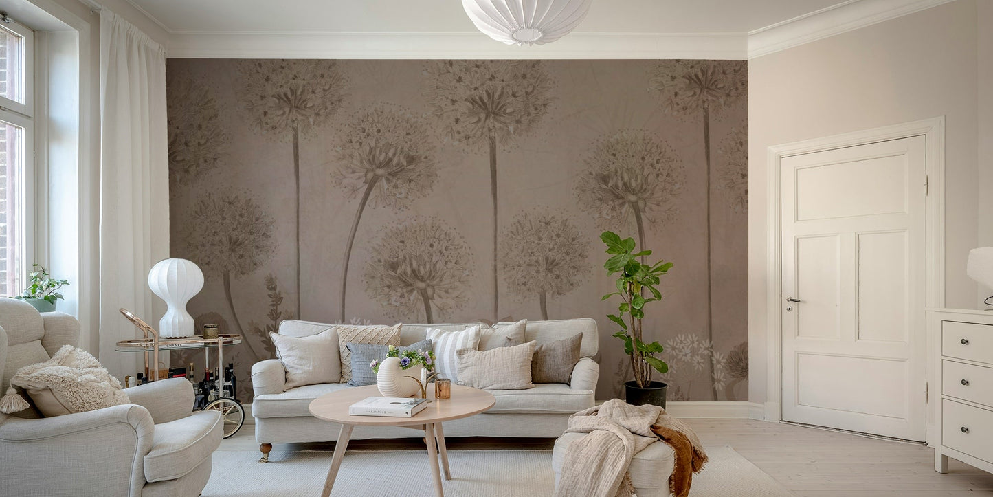 They are spread out in a gentle, peaceful arrangement.

