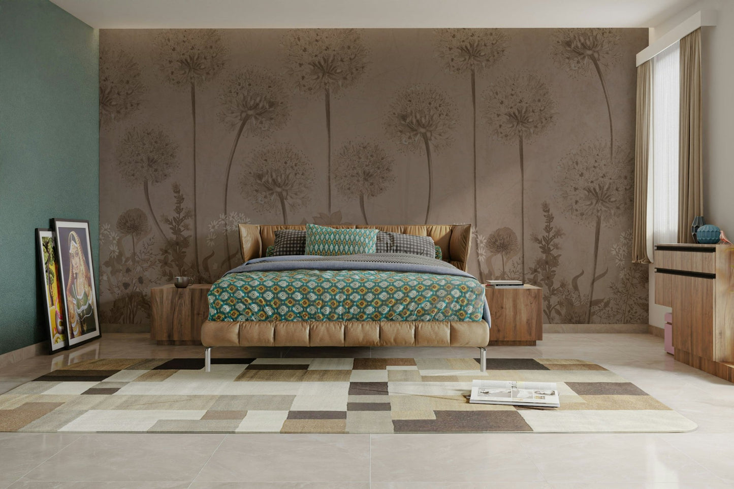 The composition is balanced and uncluttered.

