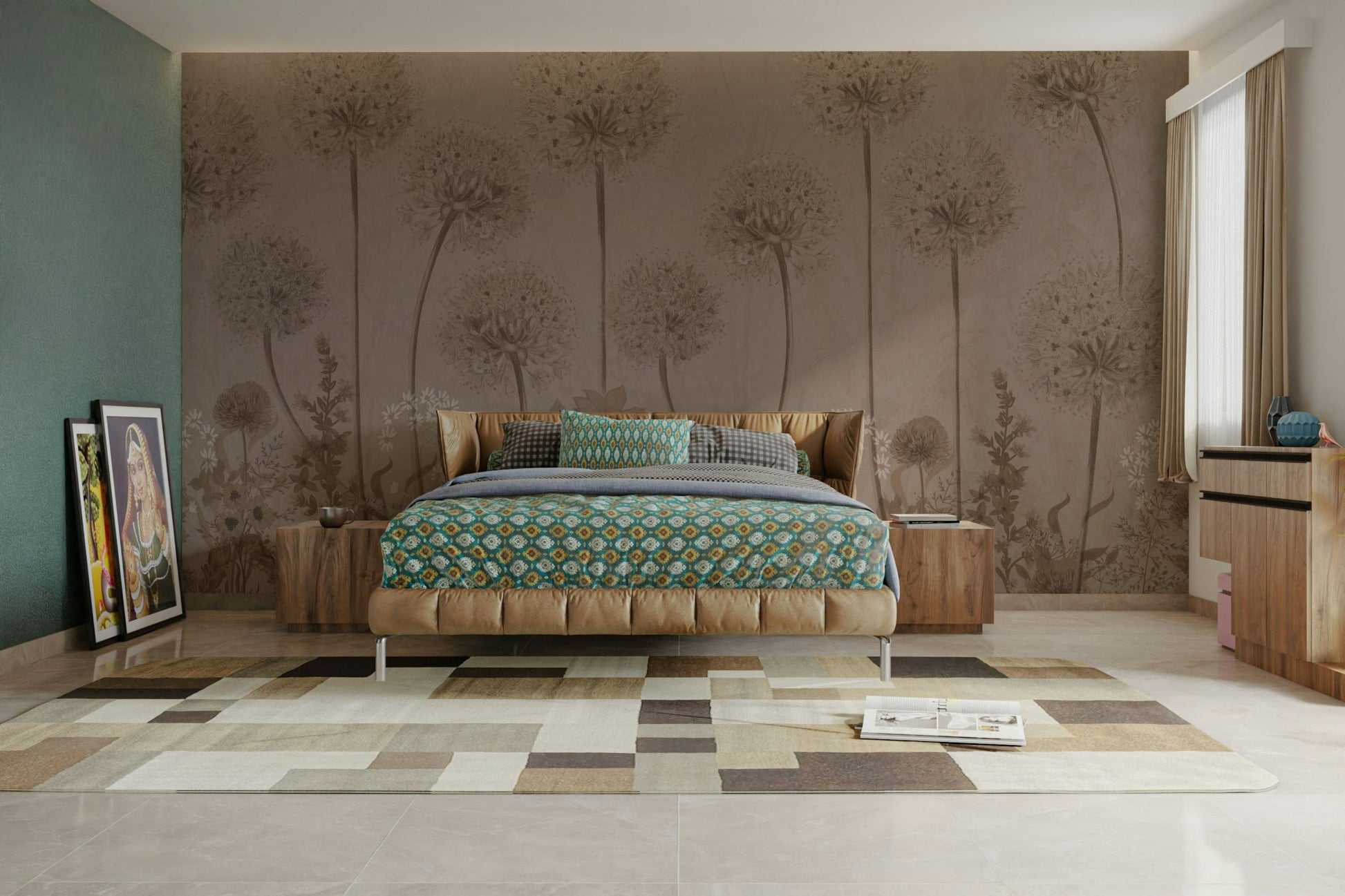 The composition is balanced and uncluttered.

