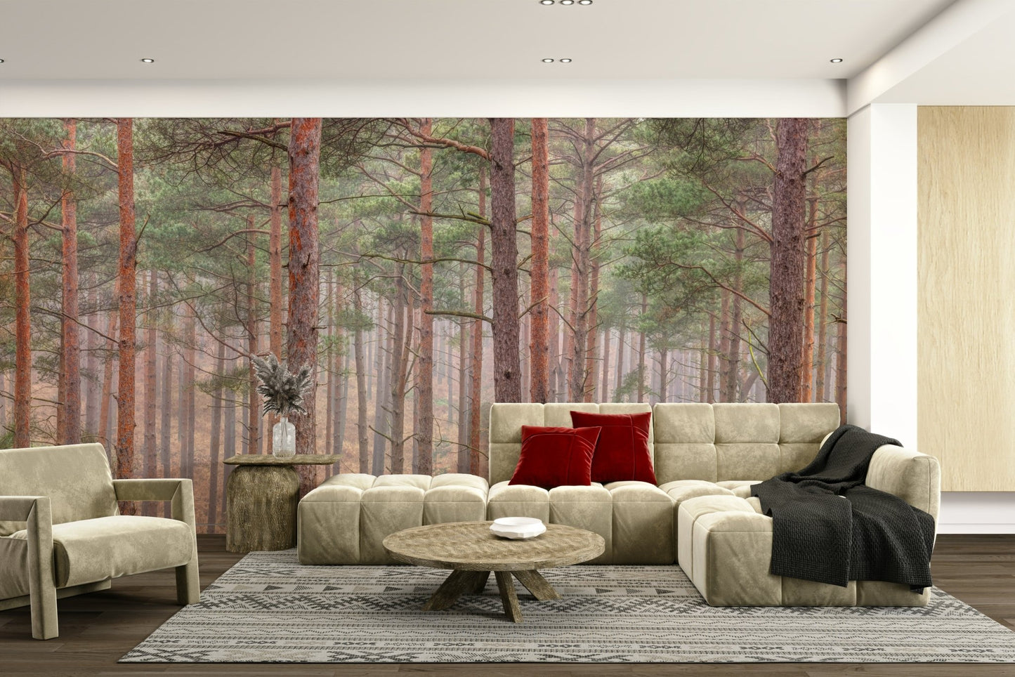 The mood is serene and quiet.

