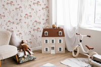 Dreamy unicorn and flowers wall covering
