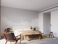 Minimalist cloud mural for serene wall decor A769