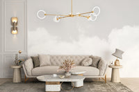 Elegant white clouds for a modern wallpaper mural. A769