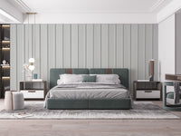 Subtle white corrugated metal texture wallpaper
