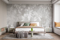 Rustic White Flower Wallpaper Murals - Giffywalls B172