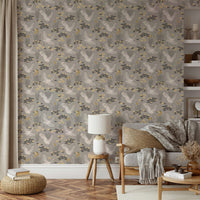 Graceful bird wallpaper in a light natural setting

