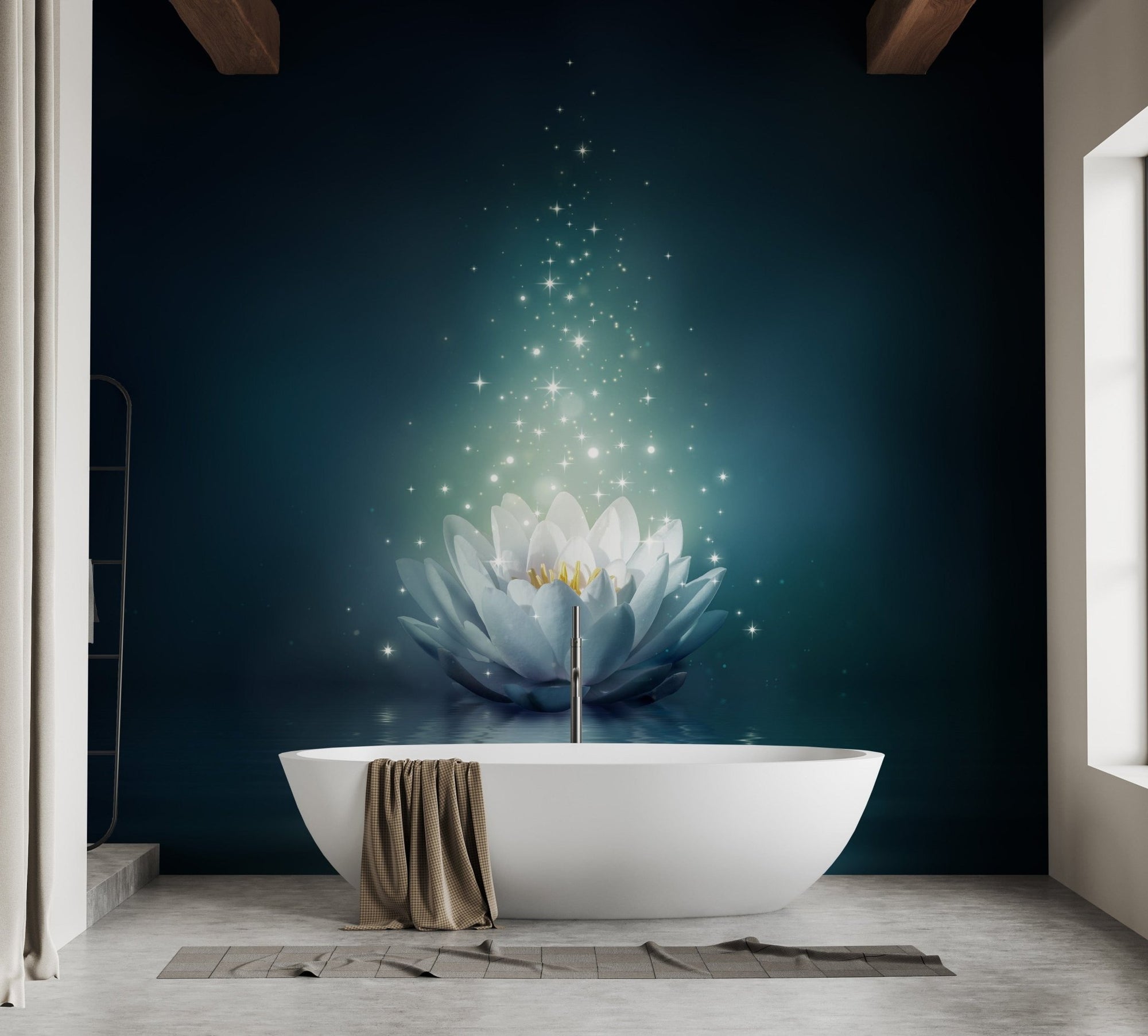 White Lily Wallpaper Mural A285