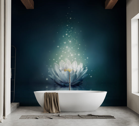 White Lily Wallpaper Mural A285
