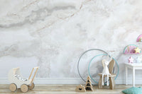 Classic White Marble Wallpaper Design
