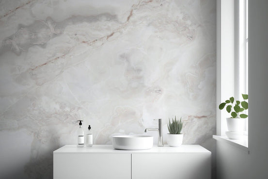 White Marble Wallpaper Mural Marble-06
