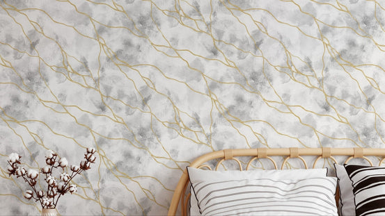 Elegant marble pattern in gold tones
 GD157
