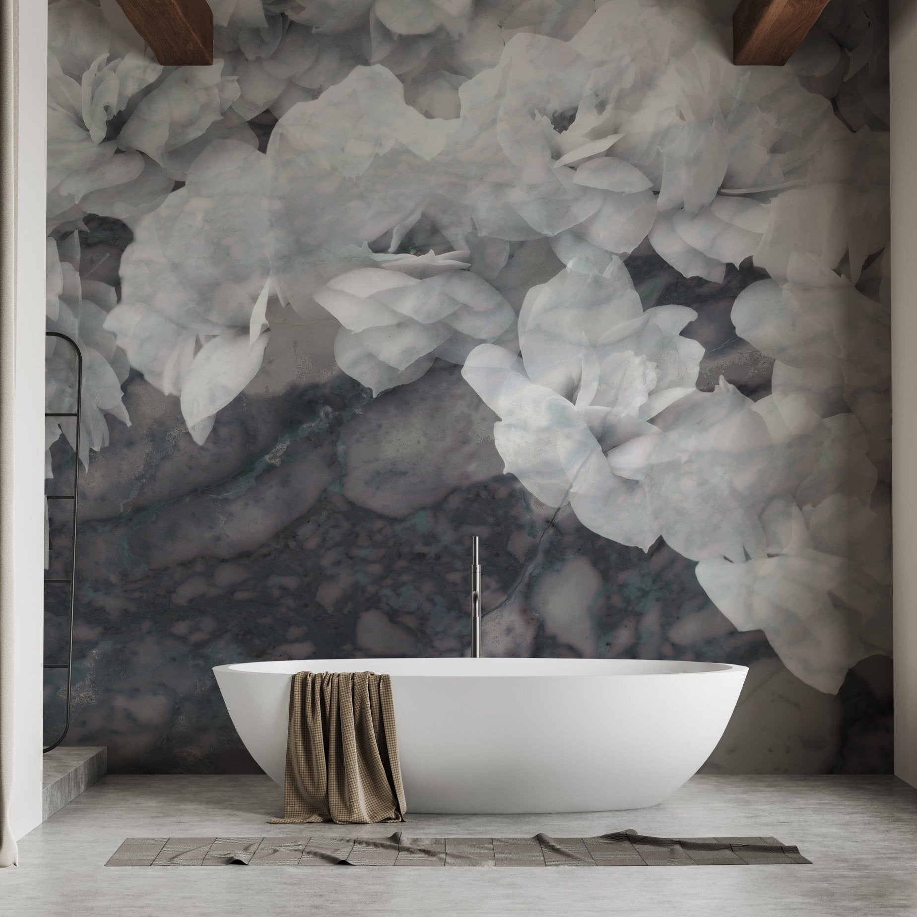 White Orchids Wallpaper Murals - Giffywalls A311