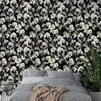 The pattern is best seen up close or in angled light.
