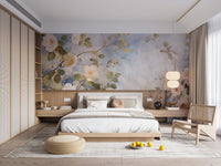 White Roses Blue Sky Wallpaper Murals - Giffywalls