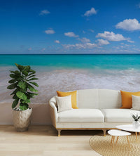 White Sandy Beach Wall Mural