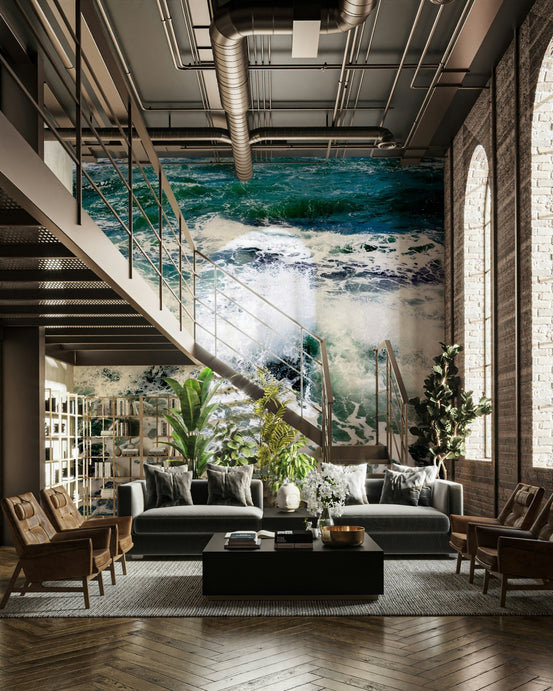A beautiful abstract splash wallpaper mural for a modern home., GD4882