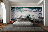 An artistic nature inspired mural for home decor.


