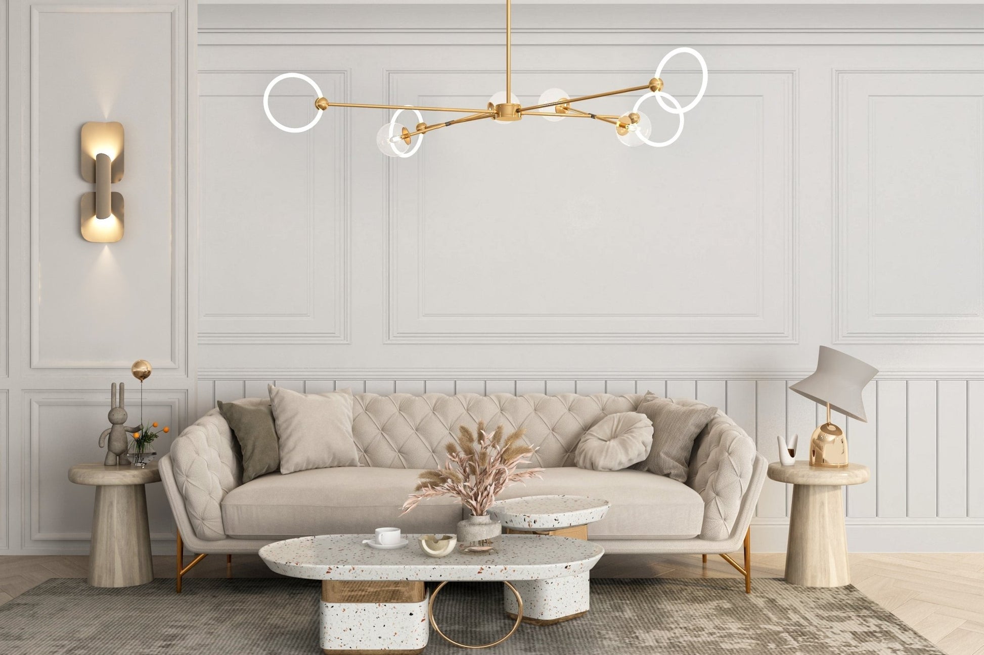 White Wood Panels Wallpaper Mural - Giffywalls