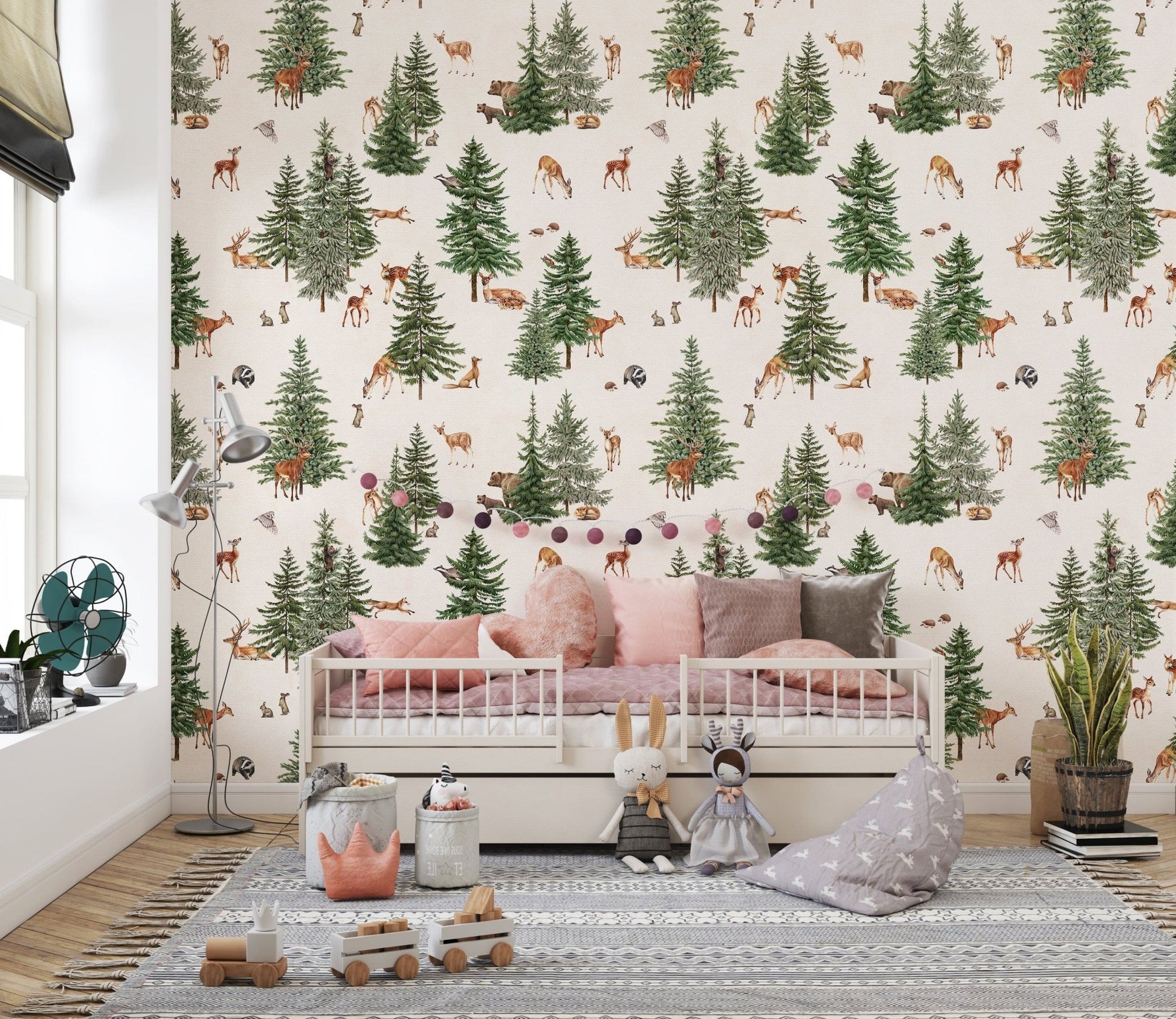Gender-neutral nature wallpaper design
