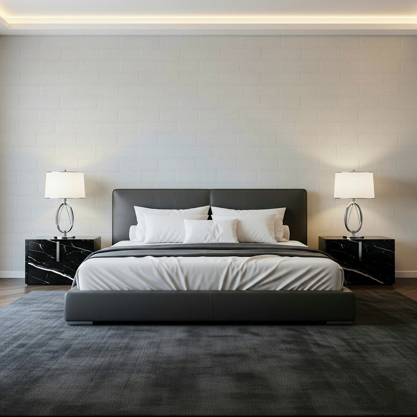 Horizontal planks of the Whitewashed Texture wall mural pattern.