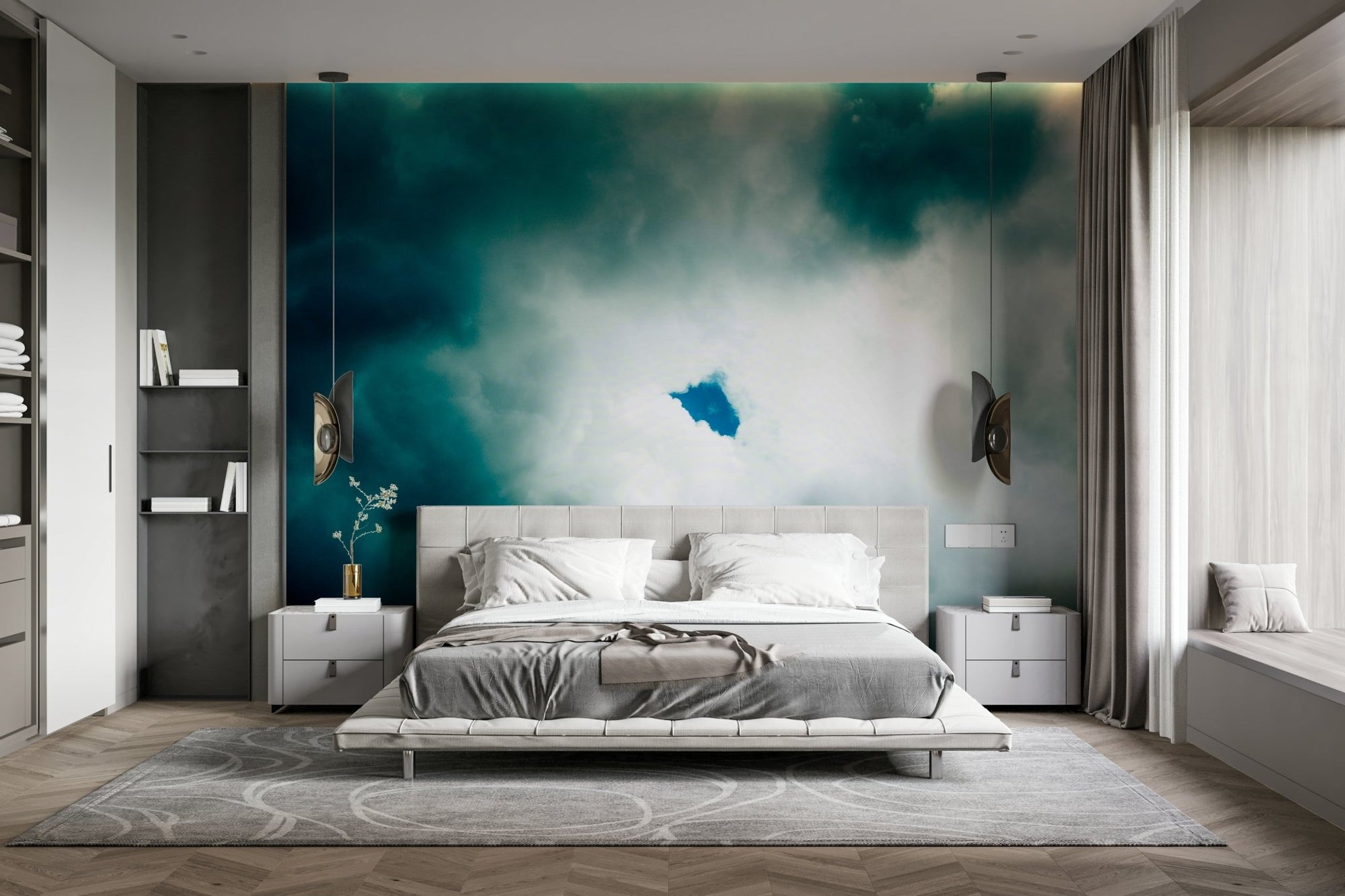 A beautiful expansive full wall wallpaper mural., GD4851