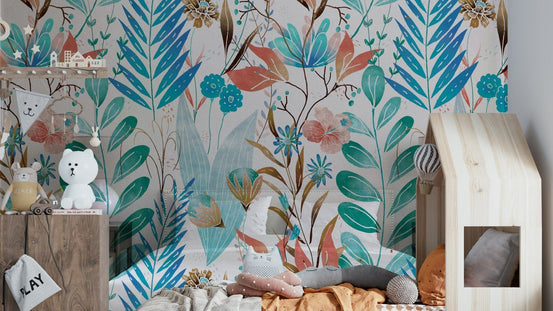 Calm botanical wallpaper for walls GD035

