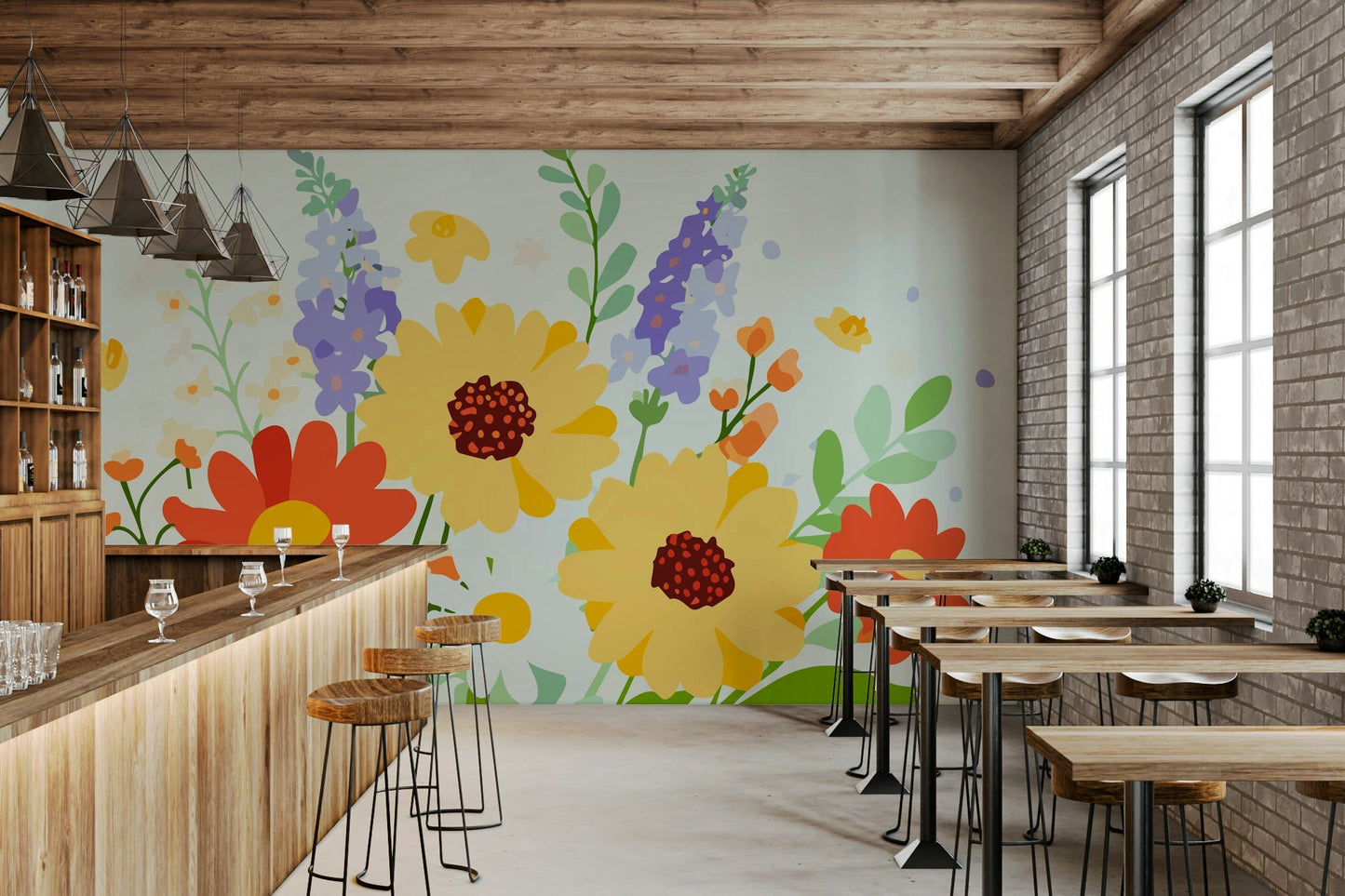 The design feels graceful and peaceful.

