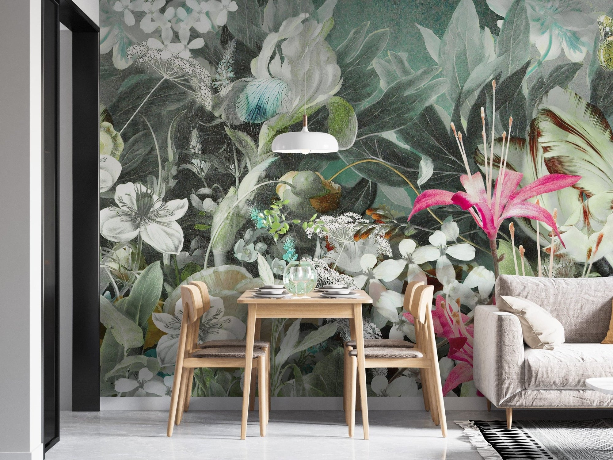 Fresh Plants & Flowers Wallpaper Mural
 A567