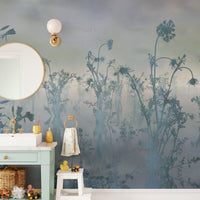 Foggy wildflower wallpaper with nature vibe DTIL25
