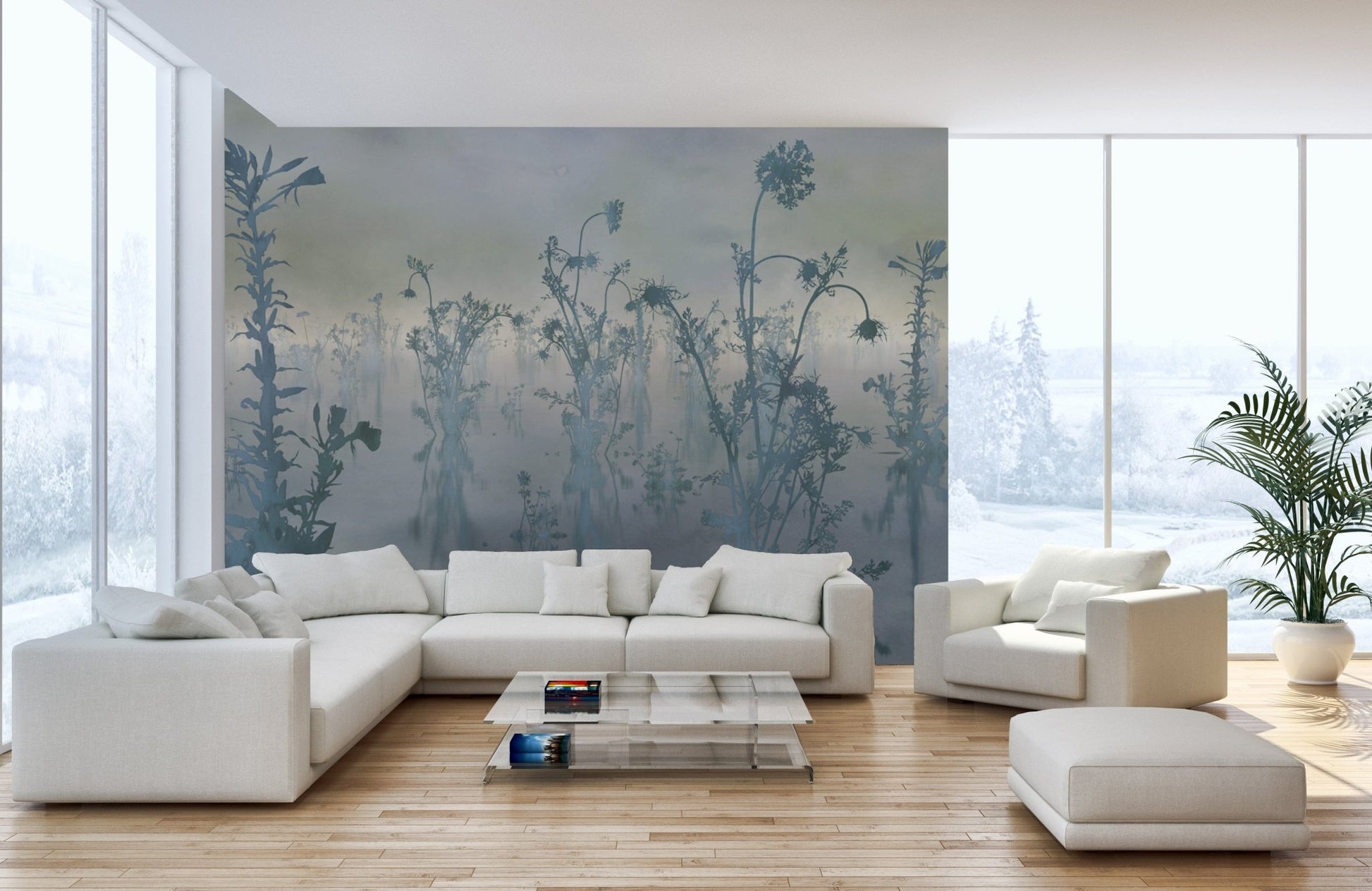 Nature-inspired wildflowers wall mural
 DTIL25
